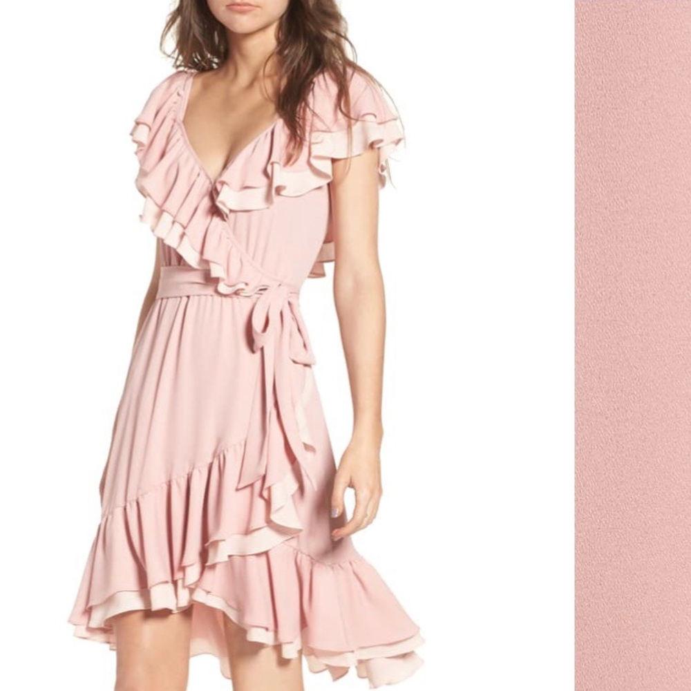 Rebecca Minkoff Sarah Ruffle Wrap Dress